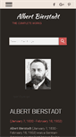 Mobile Screenshot of albertbierstadt.org