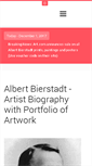 Mobile Screenshot of albertbierstadt.net
